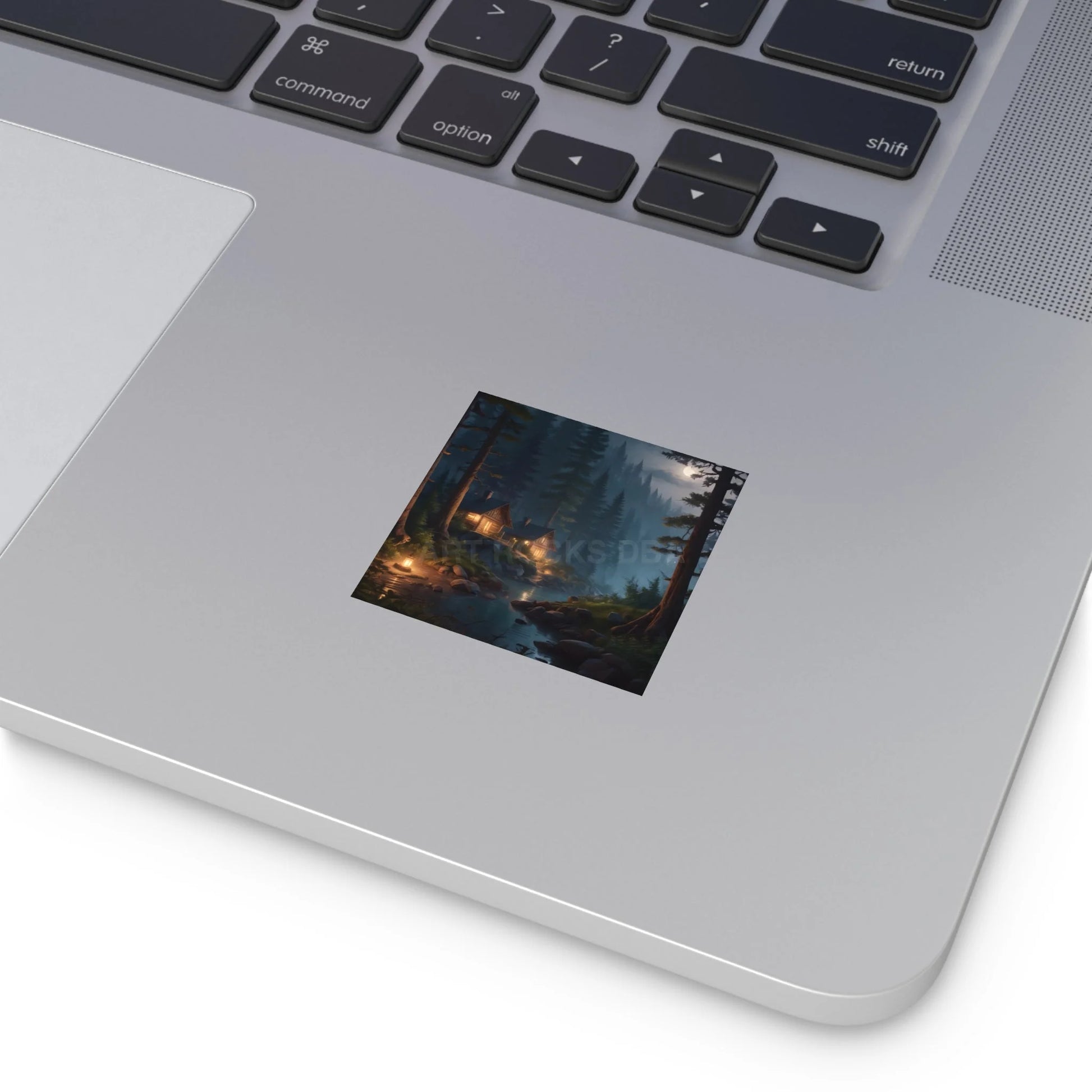 Cozy Cabin Stickers - Nature Scene Decor for Home Scrapbooking Gifts Outdoor Adventures Aesthetic Wall Art - Paper