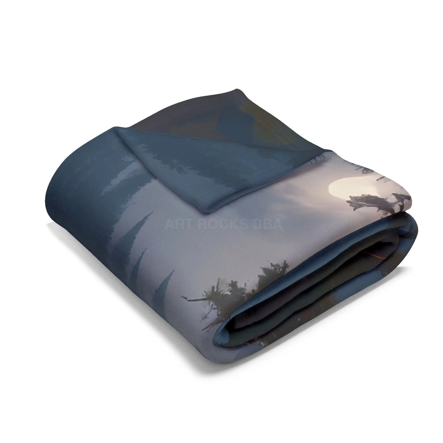 Cozy Camping Cabins Arctic Fleece Blanket for Warm Evenings Cabin Decor Camping Gift Holiday Comfort Cozy Living Room