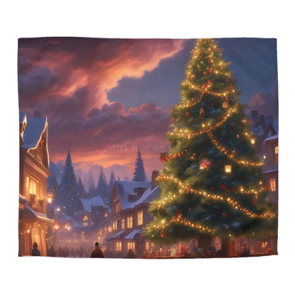 Cozy Christmas Microfiber Duvet Cover | Holiday Bedding Winter Decor Festive Bedroom Christmas Gifts Seasonal Home