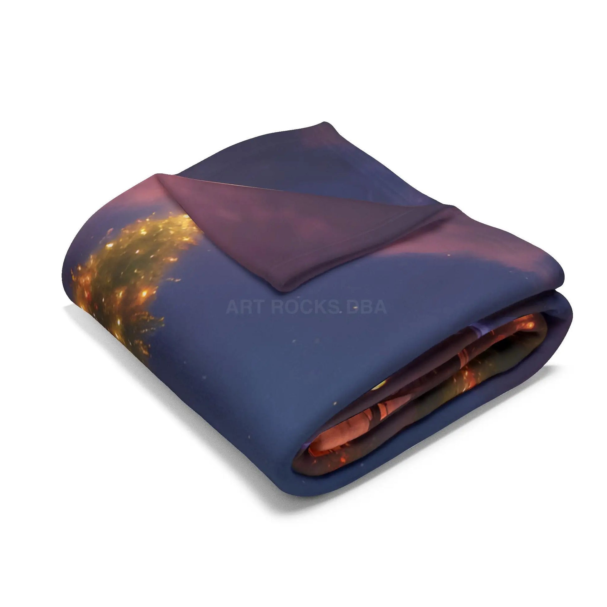 Cozy Christmas Scene Fleece Blanket – Perfect for Holiday Decor Christmas Gift Snuggling Up Home Comfort and Winter