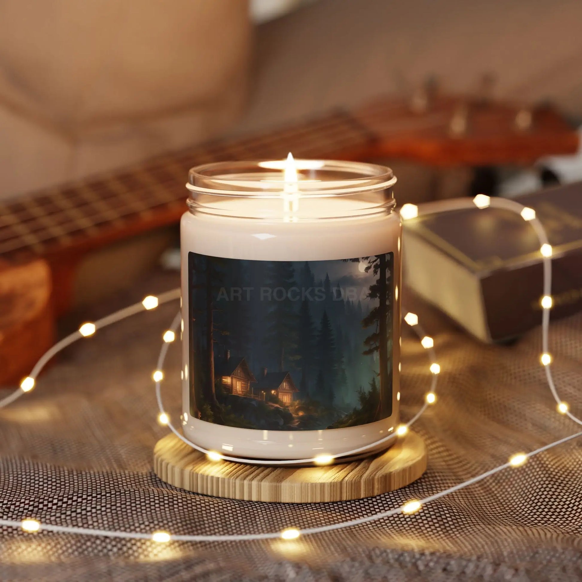 Cozy Forest Retreat Scented Soy Candle Relaxing Aromatherapy Home Decor Gift for Nature Lovers Eco-Friendly Candle 9oz