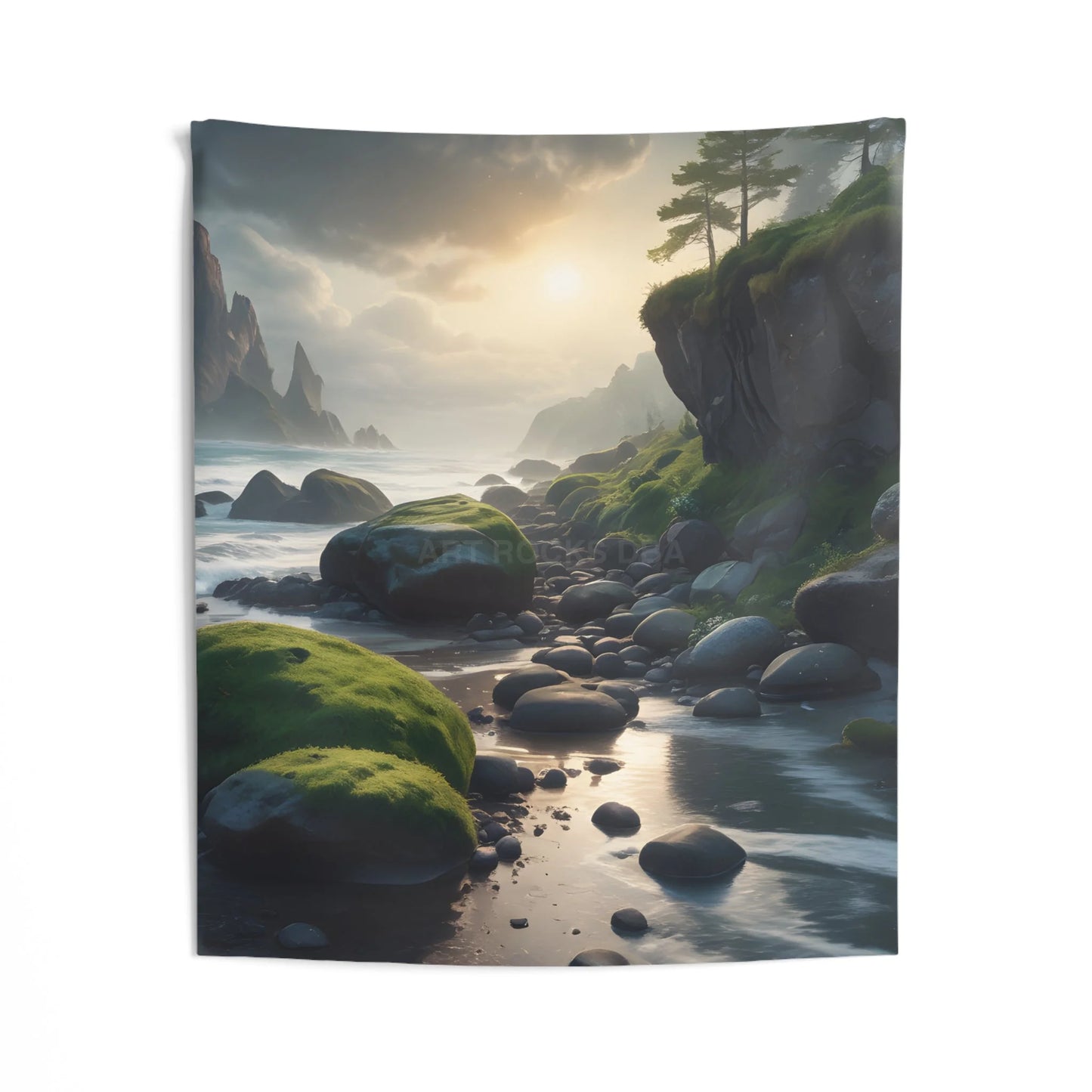 Cozy Landscape Tapestry Nature Wall Art Boho Decor Room Aesthetic Relaxing Home Decor Gift for Nature Lovers - 50’’ ×