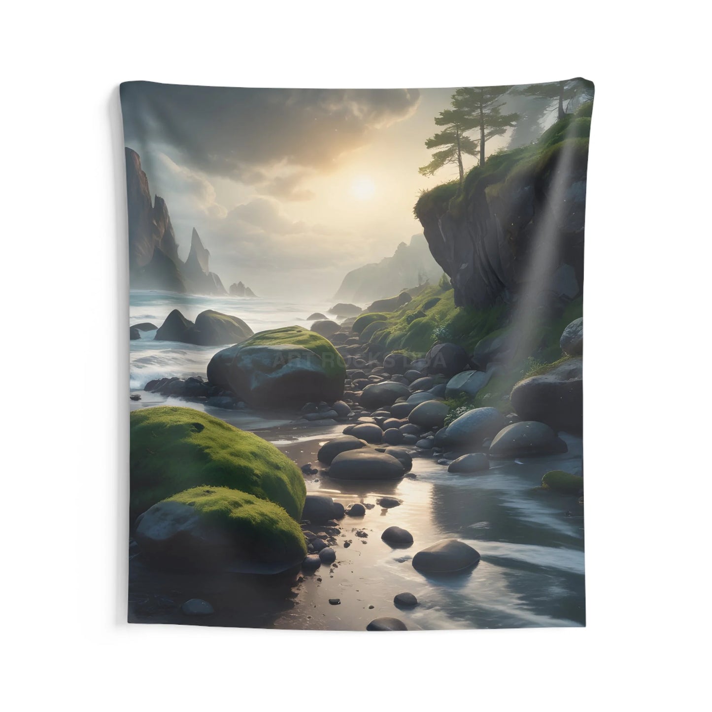 Cozy Landscape Tapestry Nature Wall Art Boho Decor Room Aesthetic Relaxing Home Decor Gift for Nature Lovers - 68’’ ×