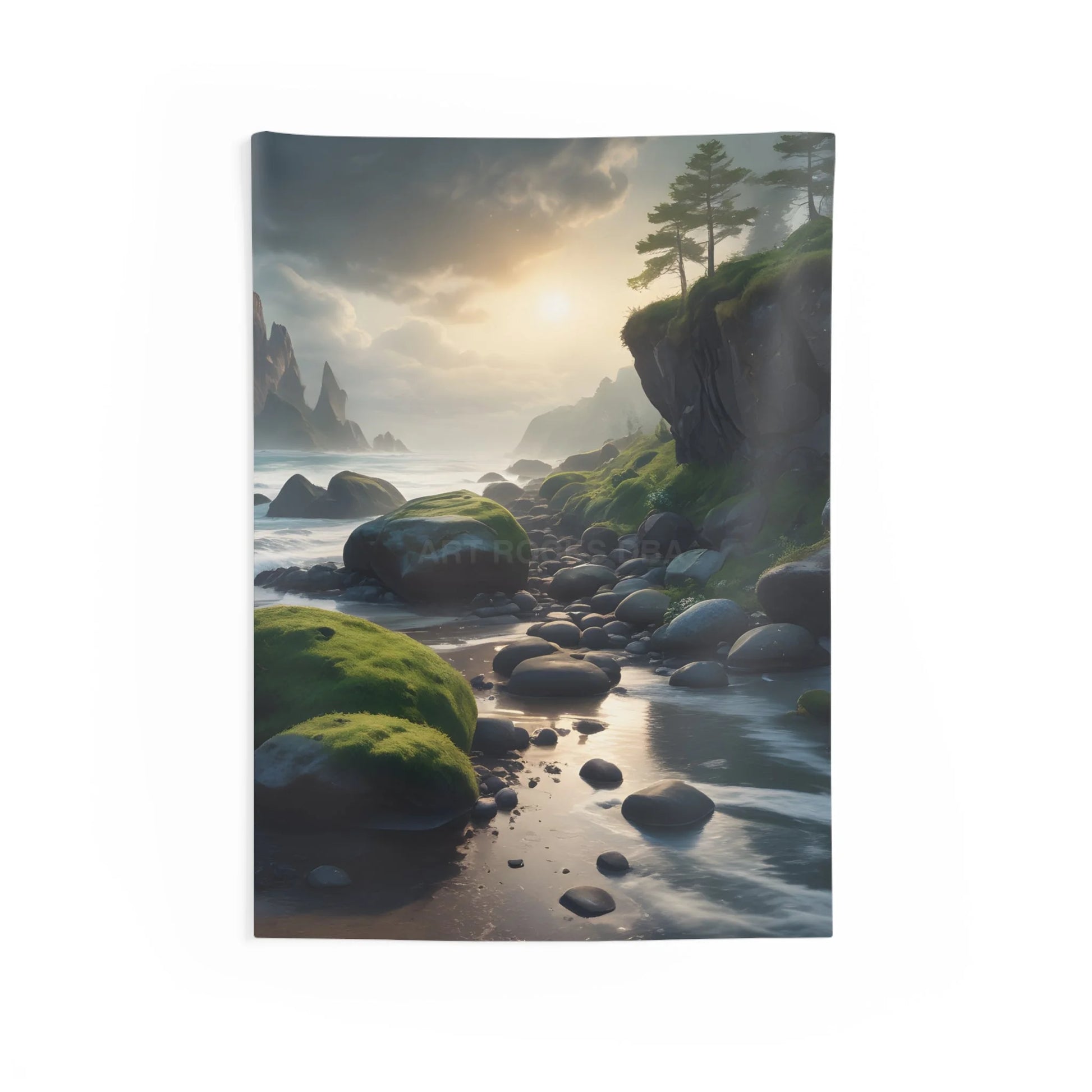 Cozy Landscape Tapestry Nature Wall Art Boho Decor Room Aesthetic Relaxing Home Decor Gift for Nature Lovers - 26’’ ×