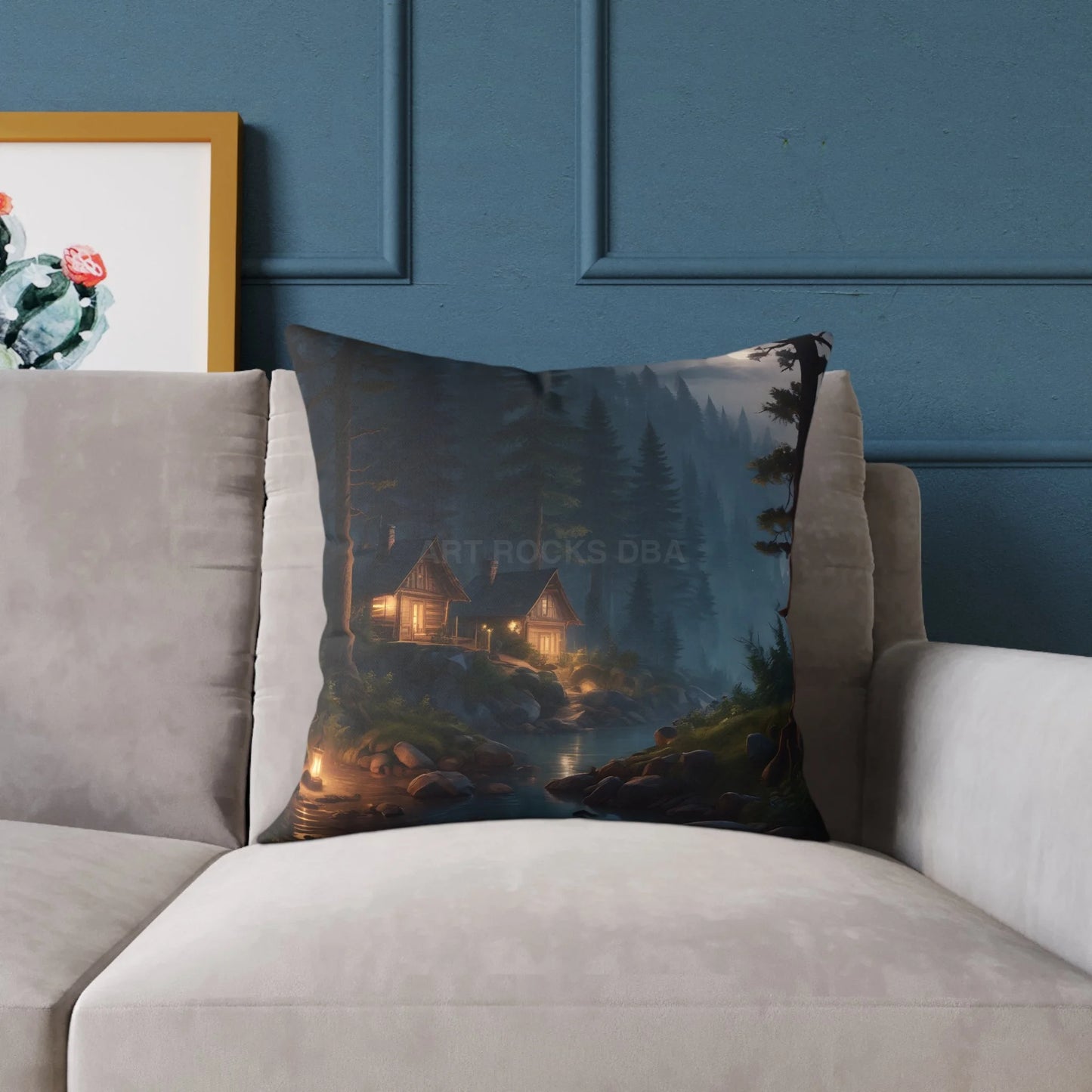 Cozy Mountain Retreat Pillow Decorative Throw Pillow Cabin Home Decor Camping Gift Nature Lover Cushion - Home Decor
