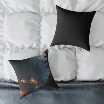 Cozy Mountain Retreat Pillow Decorative Throw Pillow Cabin Home Decor Camping Gift Nature Lover Cushion - Home Decor