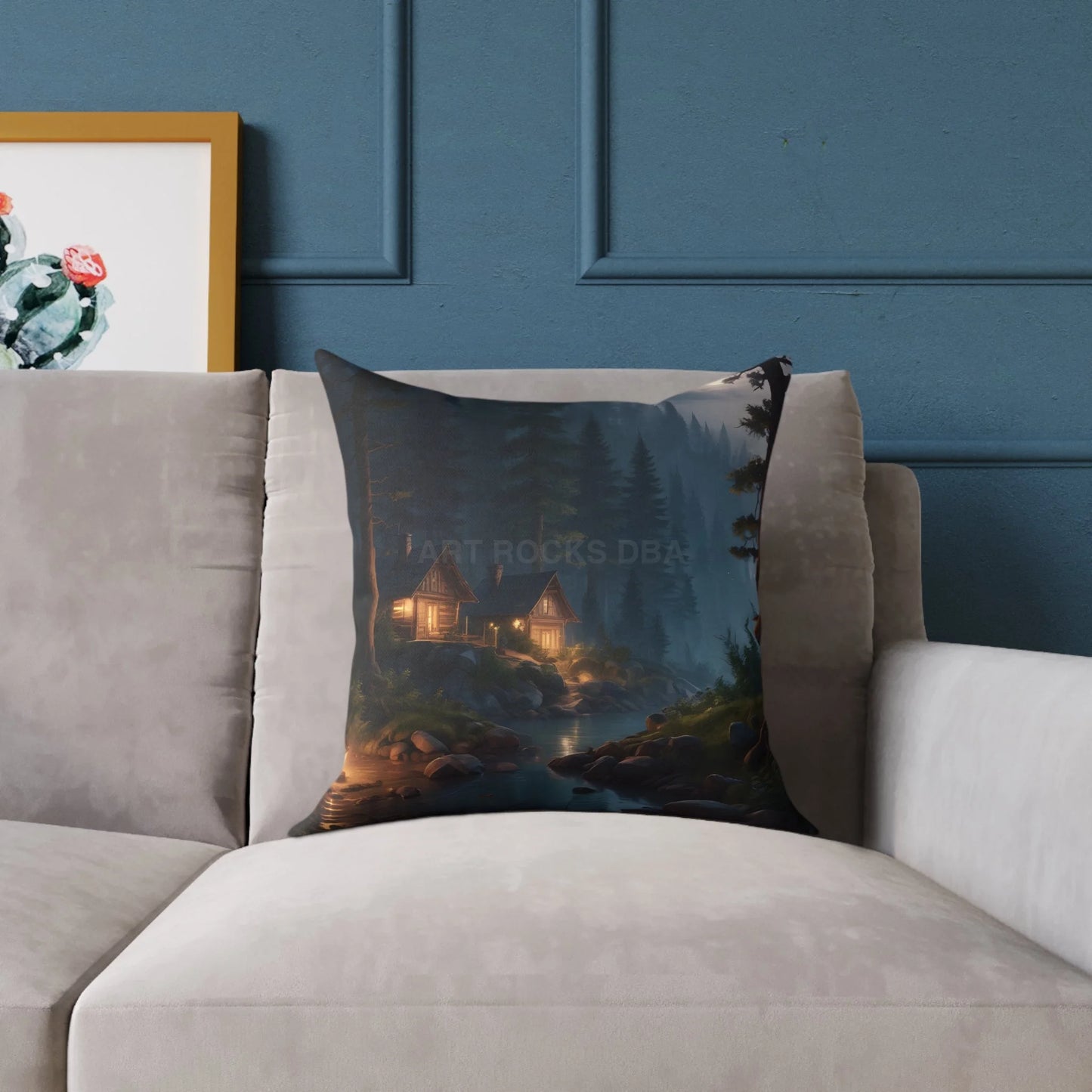 Cozy Mountain Retreat Pillow Decorative Throw Pillow Cabin Home Decor Camping Gift Nature Lover Cushion - Home Decor