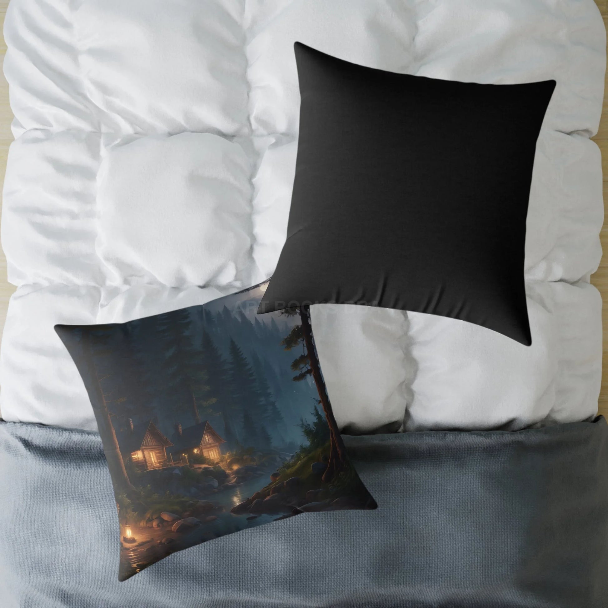 Cozy Mountain Retreat Pillow Decorative Throw Pillow Cabin Home Decor Camping Gift Nature Lover Cushion - Home Decor