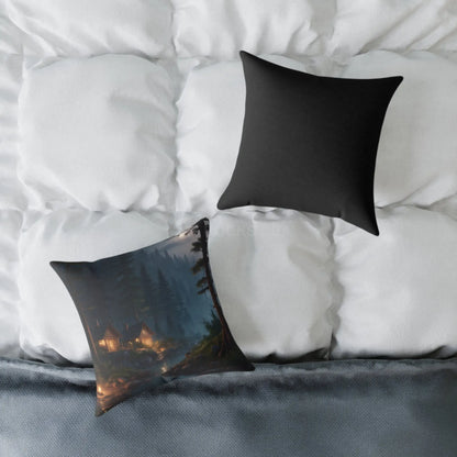 Cozy Mountain Retreat Pillow Decorative Throw Pillow Cabin Home Decor Camping Gift Nature Lover Cushion - Home Decor