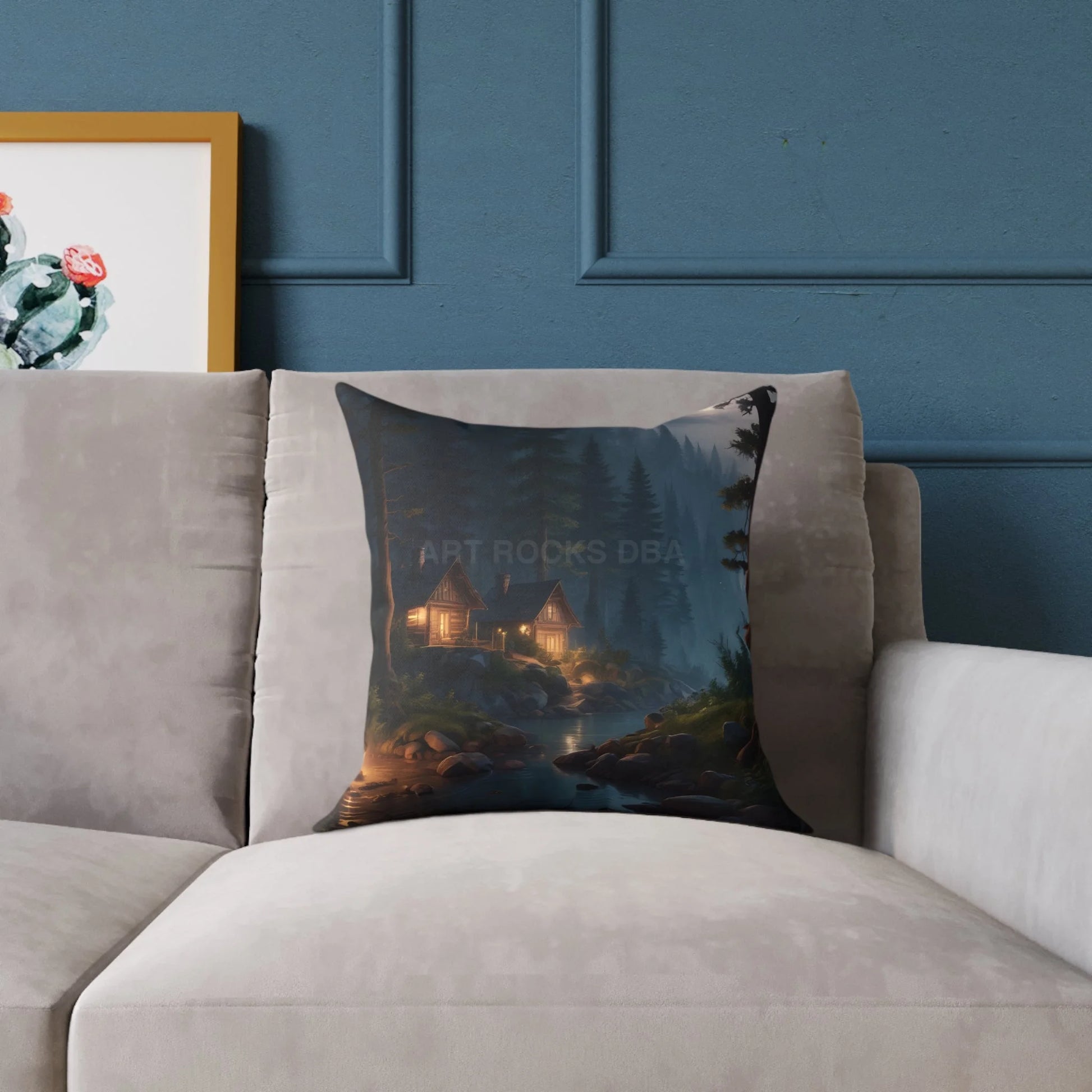 Cozy Mountain Retreat Pillow Decorative Throw Pillow Cabin Home Decor Camping Gift Nature Lover Cushion - Home Decor