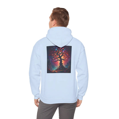 Crystal Tree of Life Hoodie - Cozy Unisex Sweatshirt Gift for Artists Tree of Life Design Art Lover Apparel Perfect