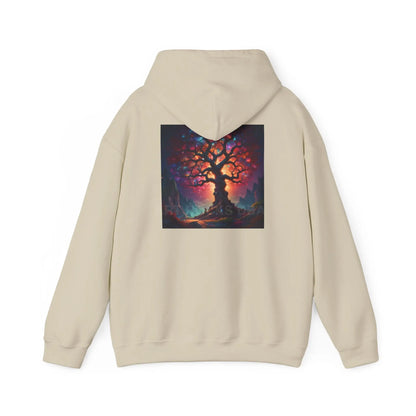 Crystal Tree of Life Hoodie - Cozy Unisex Sweatshirt Gift for Artists Tree of Life Design Art Lover Apparel Perfect