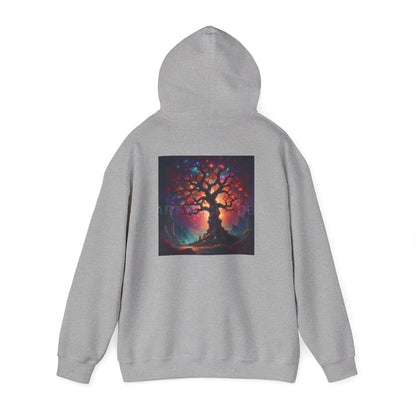 Crystal Tree of Life Hoodie - Cozy Unisex Sweatshirt Gift for Artists Tree of Life Design Art Lover Apparel Perfect