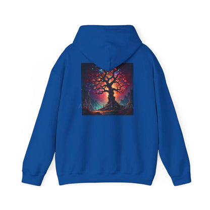 Crystal Tree of Life Hoodie - Cozy Unisex Sweatshirt Gift for Artists Tree of Life Design Art Lover Apparel Perfect
