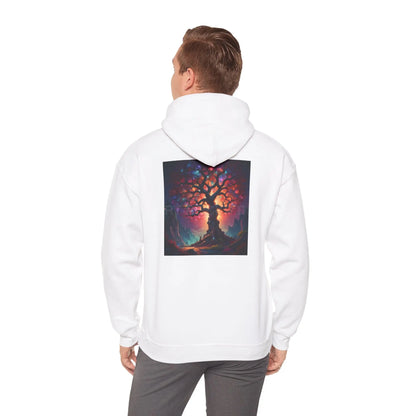 Crystal Tree of Life Hoodie - Cozy Unisex Sweatshirt Gift for Artists Tree of Life Design Art Lover Apparel Perfect