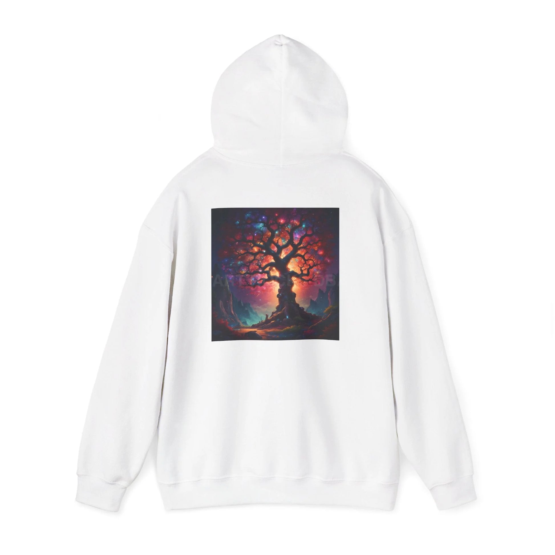 Crystal Tree of Life Hoodie - Cozy Unisex Sweatshirt Gift for Artists Tree of Life Design Art Lover Apparel Perfect