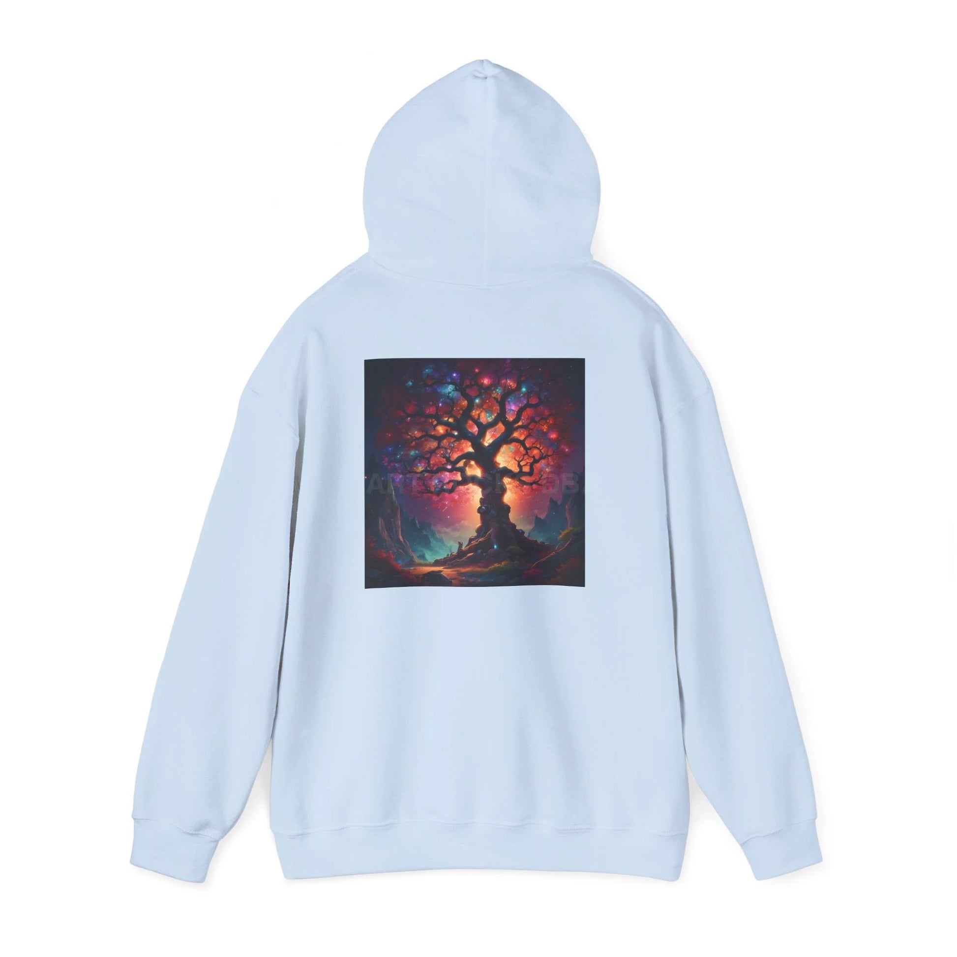 Crystal Tree of Life Hoodie - Cozy Unisex Sweatshirt Gift for Artists Tree of Life Design Art Lover Apparel Perfect