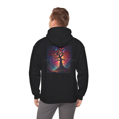 Crystal Tree of Life Hoodie - Cozy Unisex Sweatshirt Gift for Artists Tree of Life Design Art Lover Apparel Perfect
