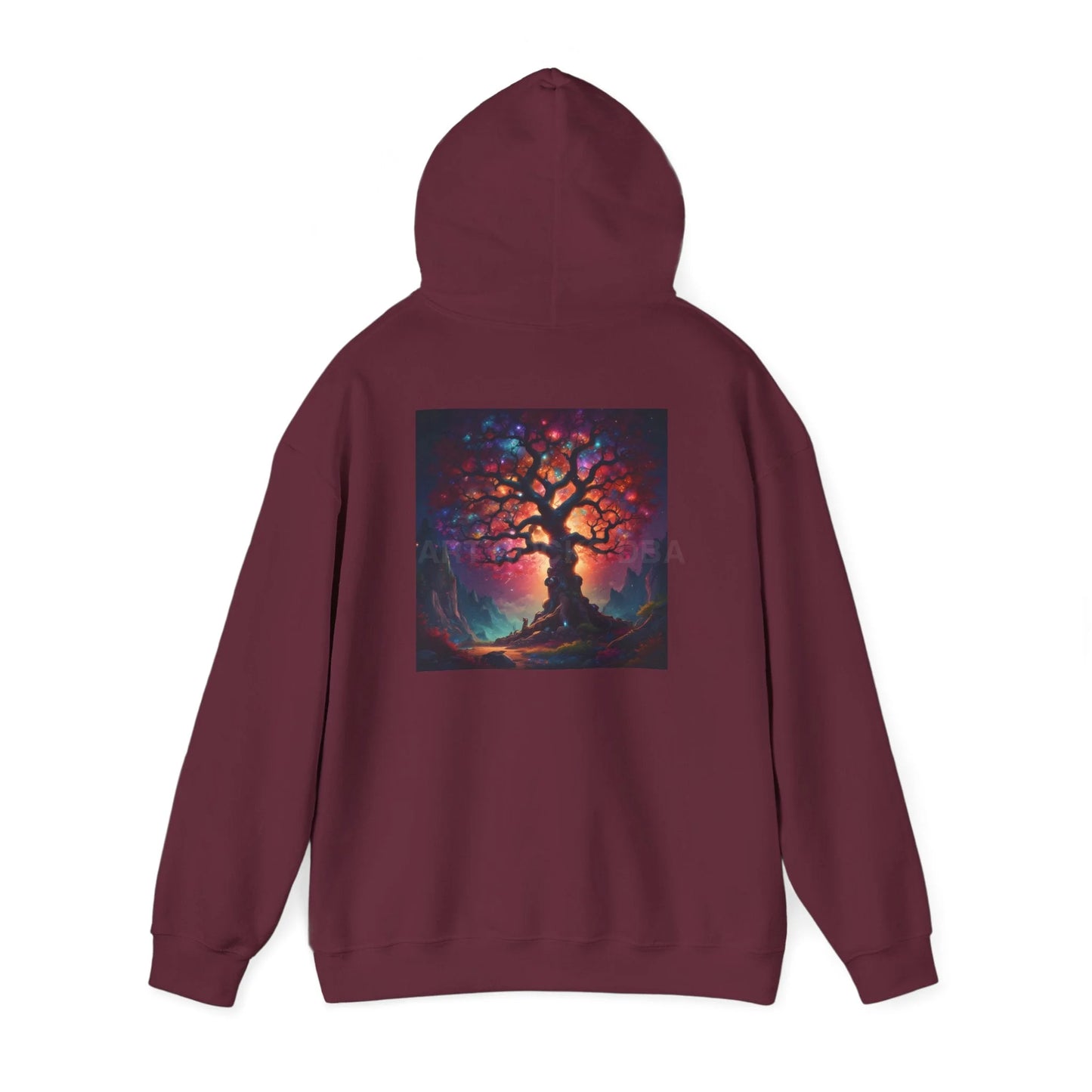 Crystal Tree of Life Hoodie - Cozy Unisex Sweatshirt Gift for Artists Tree of Life Design Art Lover Apparel Perfect