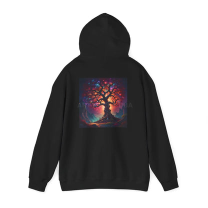 Crystal Tree of Life Hoodie - Cozy Unisex Sweatshirt Gift for Artists Tree of Life Design Art Lover Apparel Perfect