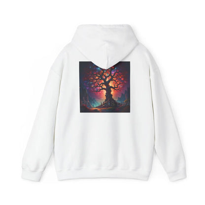 Crystal Tree of Life Hoodie - Cozy Unisex Sweatshirt Gift for Artists Tree of Life Design Art Lover Apparel Perfect