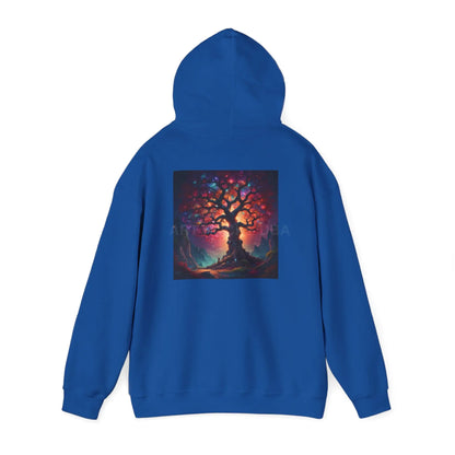 Crystal Tree of Life Hoodie - Cozy Unisex Sweatshirt Gift for Artists Tree of Life Design Art Lover Apparel Perfect