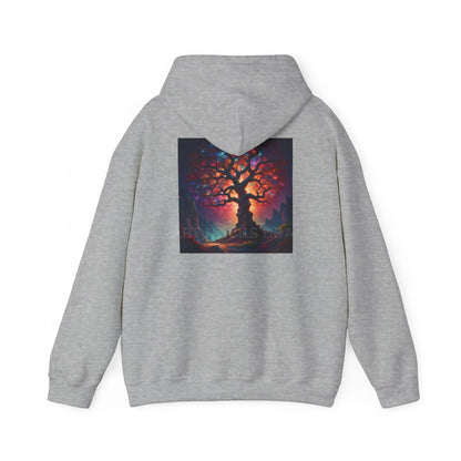 Crystal Tree of Life Hoodie - Cozy Unisex Sweatshirt Gift for Artists Tree of Life Design Art Lover Apparel Perfect