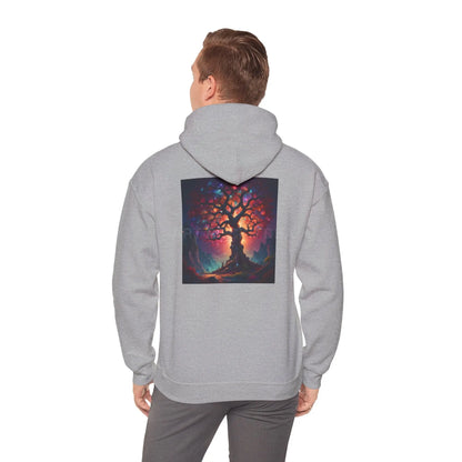 Crystal Tree of Life Hoodie - Cozy Unisex Sweatshirt Gift for Artists Tree of Life Design Art Lover Apparel Perfect