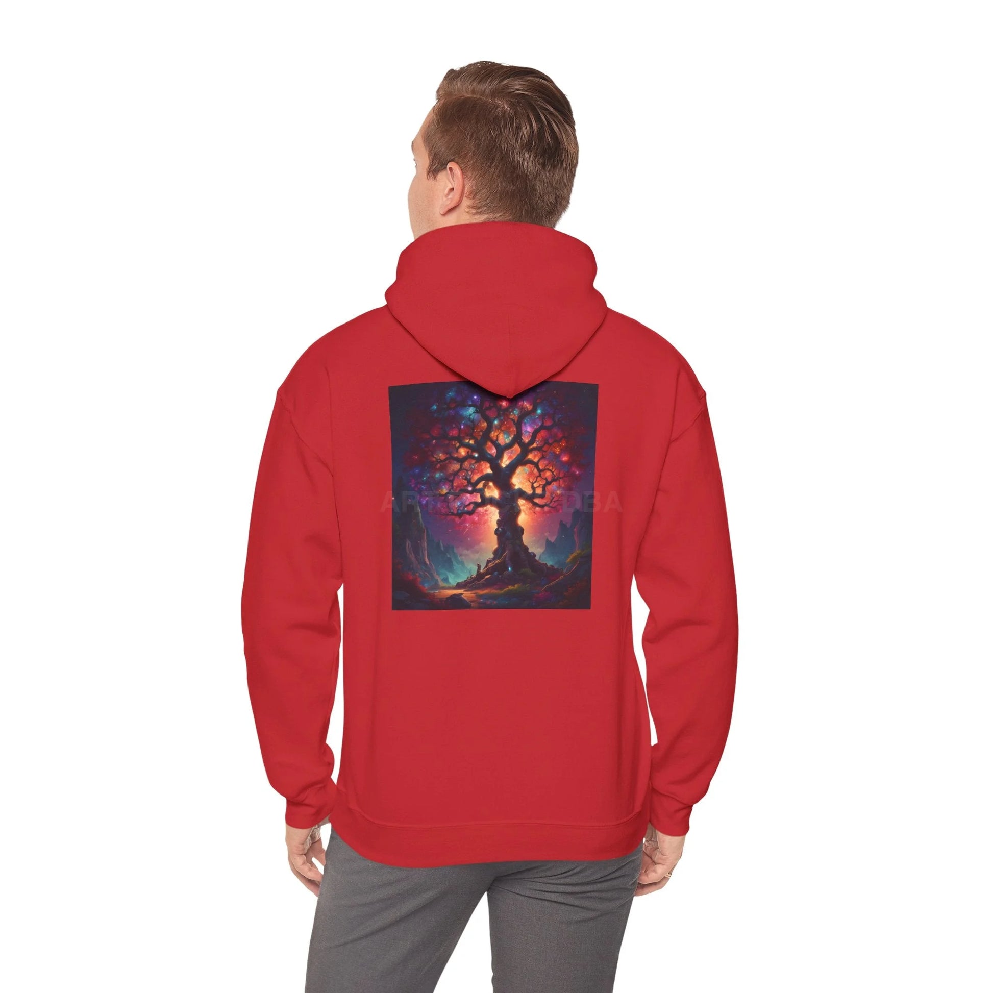 Crystal Tree of Life Hoodie - Cozy Unisex Sweatshirt Gift for Artists Tree of Life Design Art Lover Apparel Perfect
