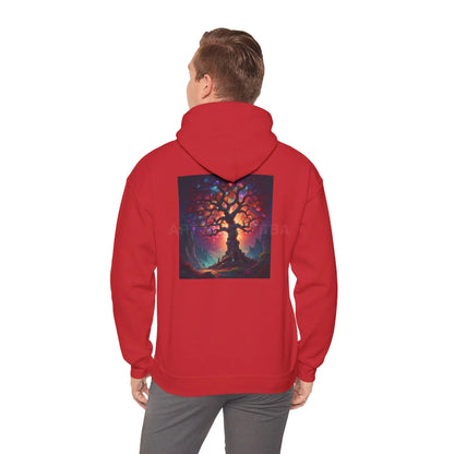 Crystal Tree of Life Hoodie - Cozy Unisex Sweatshirt Gift for Artists Tree of Life Design Art Lover Apparel Perfect