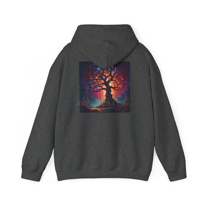 Crystal Tree of Life Hoodie - Cozy Unisex Sweatshirt Gift for Artists Tree of Life Design Art Lover Apparel Perfect