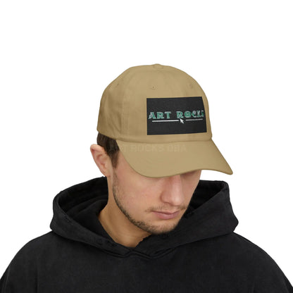 Dad Cap - ’Art Rocks’ Embroidered Baseball Hat - Hats