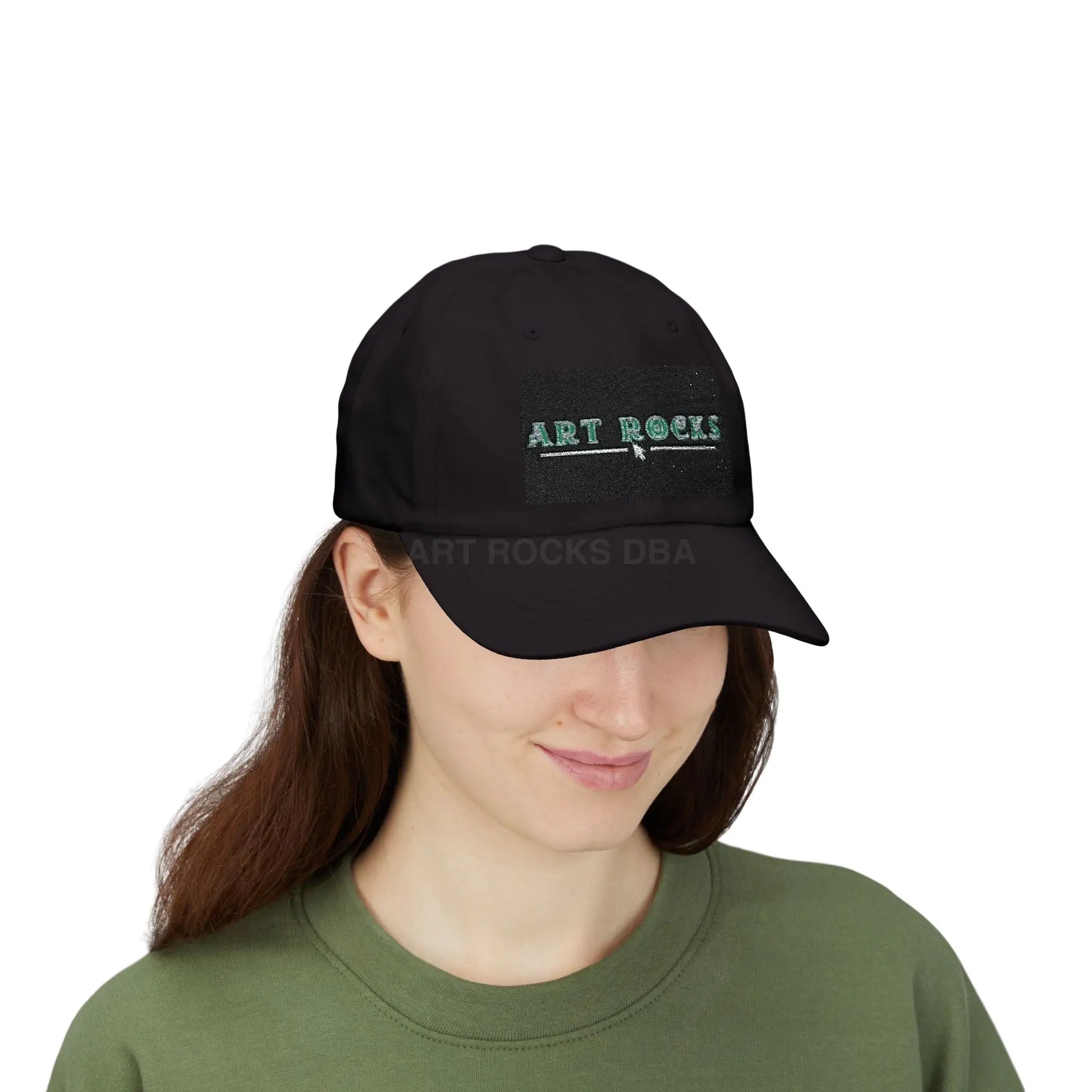 Dad Cap - ’Art Rocks’ Embroidered Baseball Hat - Hats
