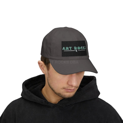 Dad Cap - ’Art Rocks’ Embroidered Baseball Hat - Hats