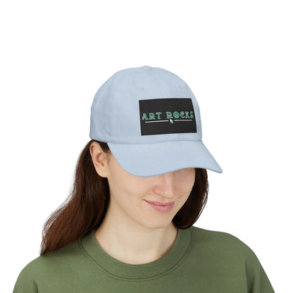 Dad Cap - ’Art Rocks’ Embroidered Baseball Hat - Hats