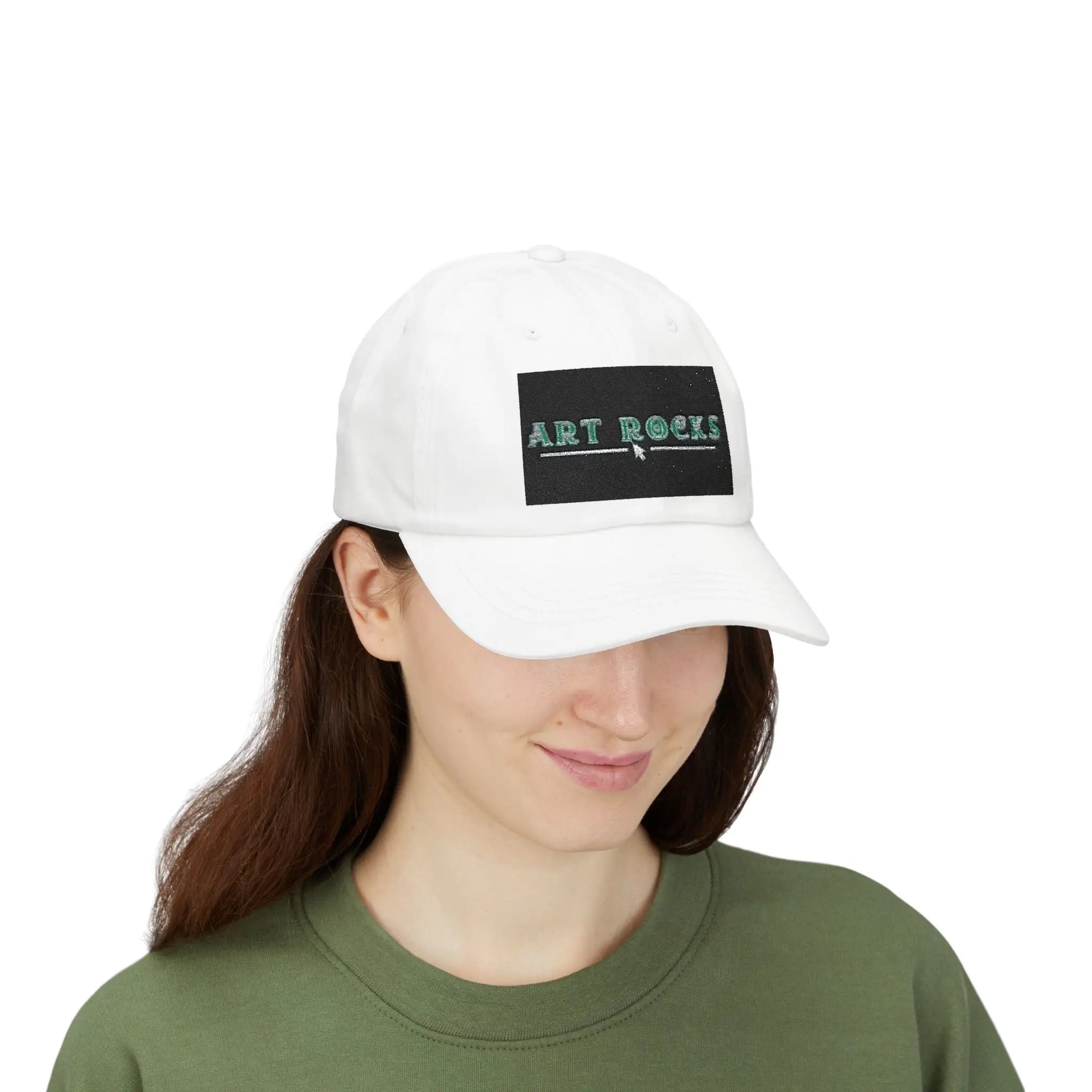 Dad Cap - ’Art Rocks’ Embroidered Baseball Hat - Hats