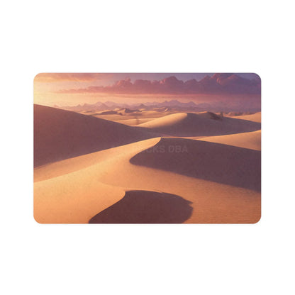 Desert Dunes Pet Food Mat — 12x18 Non-Slip Feeding Placemat - 12’’ × 18’’ / Rectangle - Pets