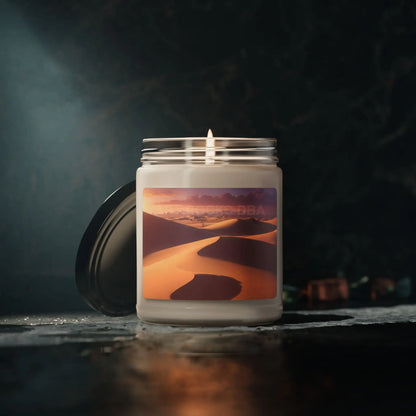 Desert Scented Soy Candle - Desert Oasis Aromatherapy Candle for Relaxation Home Fragrance Gifts for Her Unique Candle