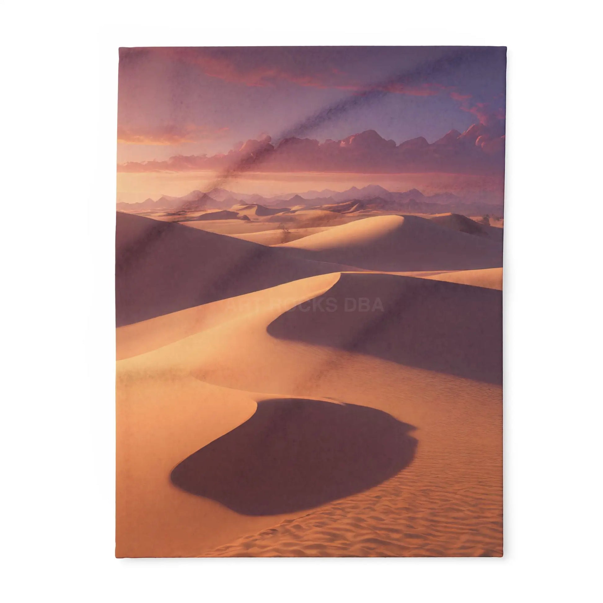 Desert Sunset Arctic Fleece Blanket - Cozy Home Decor for Relaxing Evenings - 30’’ × 40’’ - Home Decor
