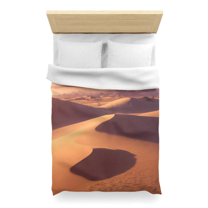 Desert Sunset Microfiber Duvet Cover - Soft and Elegant Bedding - Home Decor