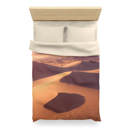 Desert Sunset Microfiber Duvet Cover - Soft and Elegant Bedding - Home Decor
