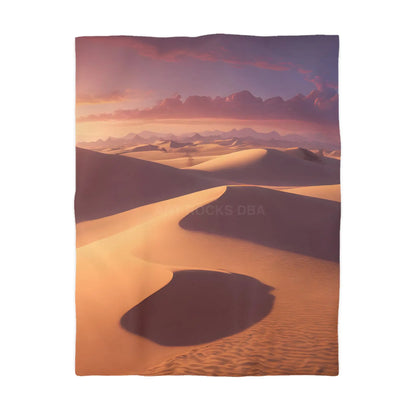 Desert Sunset Microfiber Duvet Cover - Soft and Elegant Bedding - Home Decor