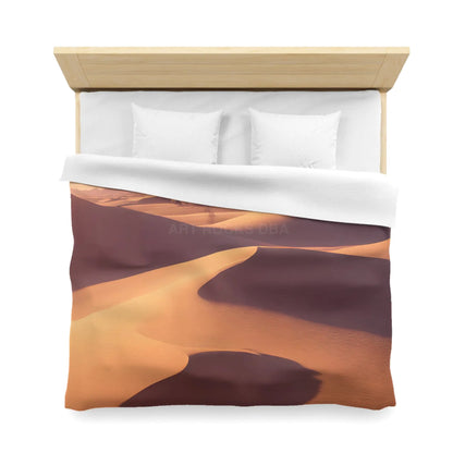 Desert Sunset Microfiber Duvet Cover - Soft and Elegant Bedding - Home Decor