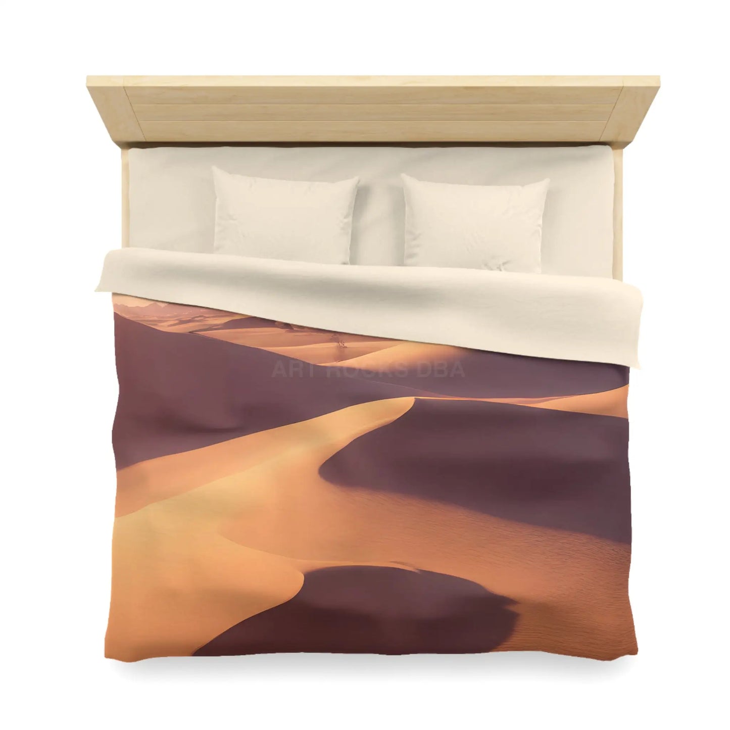 Desert Sunset Microfiber Duvet Cover - Soft and Elegant Bedding - Home Decor