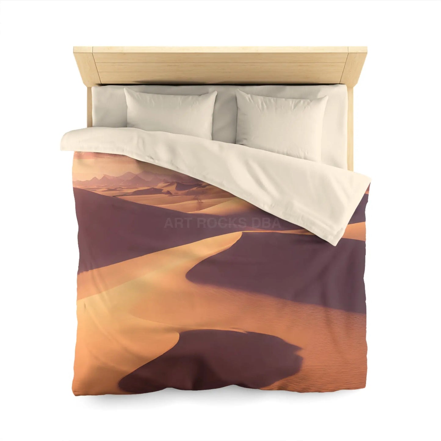Desert Sunset Microfiber Duvet Cover - Soft and Elegant Bedding - Home Decor