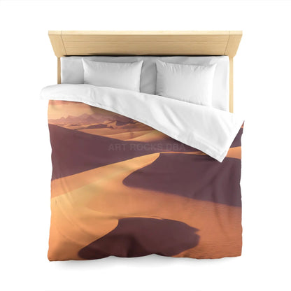 Desert Sunset Microfiber Duvet Cover - Soft and Elegant Bedding - Home Decor