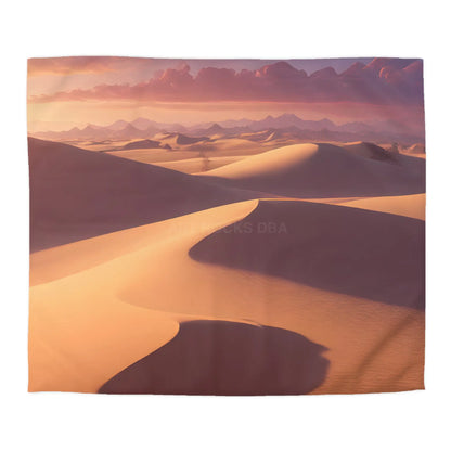 Desert Sunset Microfiber Duvet Cover - Soft and Elegant Bedding - King / Cream - Home Decor