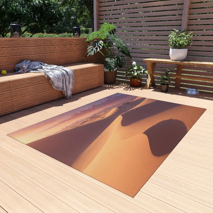 Desert Sunset Outdoor Rug Patio Decor Garden Mat Camping Essential Boho Home Accessory - 60’’ × 84’’ - Home Decor