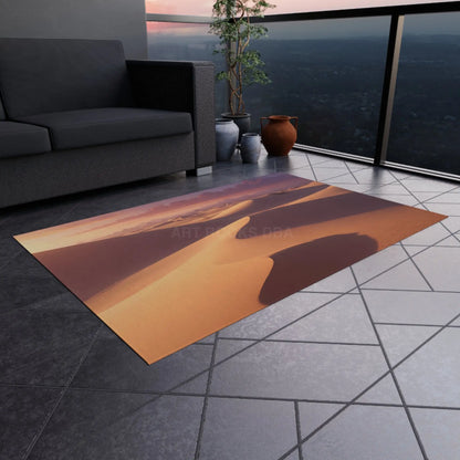 Desert Sunset Outdoor Rug Patio Decor Garden Mat Camping Essential Boho Home Accessory - Home Decor