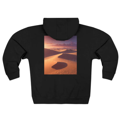 Desert Zip-Up Sweatshirt - XS / Black - Hoodie